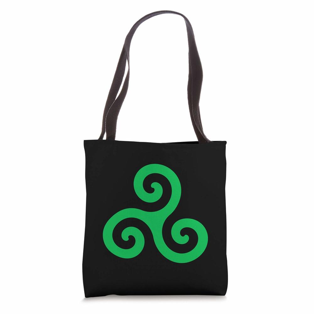 Triskele Triskelion Celtic Symbols Ireland Irish Gifts Tote Bag :[